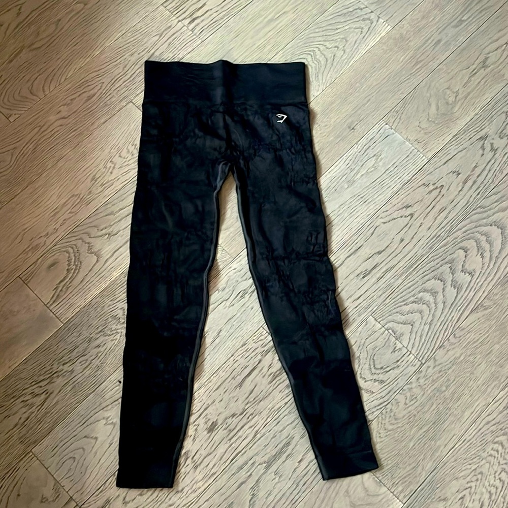 Gymshark black adopt animal seamless leggings